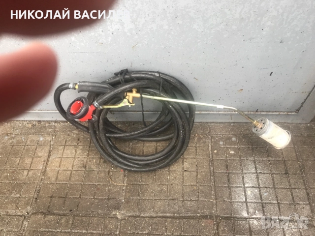 Газова  горелка  / 50  см : Има маркуч   и  клапан  , снимка 8 - Други инструменти - 54052262
