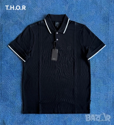 Boss / Armani Exchange Polo Shirt ОРИГИНАЛНИ мъжки поло тениски - M, снимка 3 - Тениски - 54982719