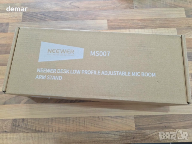 Стойка за микрофон NEEWER, нископрофилна стойка за микрофон с демпфер, MS007, снимка 10 - Микрофони - 54448198