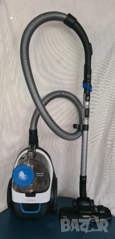 Прахосмукачка Philips PowerPro Compact Серия 3000 Силно засмукване, без торбичка 