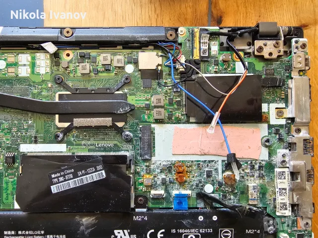 ЗА ЧАСТИ Lenovo Thinkpad T490 | intel i5 8gen (тежко залят), снимка 6 - Части за лаптопи - 55500452