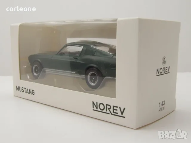 Ford Mustang Fastback 1968 - мащаб 1:43 на Norev моделът е нов в кутия, снимка 8 - Колекции - 55541483