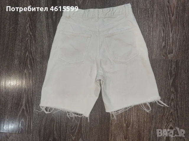 готини бели дънки на Zara , снимка 4 - Къси панталони и бермуди - 55342984