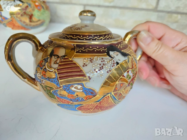 Антикварни японски сервизи за чай и кафе, снимка 7 - Антикварни и старинни предмети - 54811262