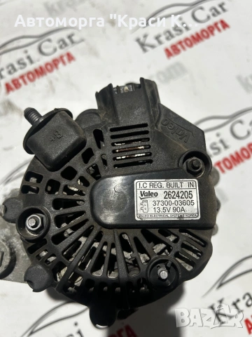37300-03605 Алтернатор/ Динамо за Кия Пиканто Kia Picanto 1.2i 82к 16г код на двигател G4LA, снимка 3 - Части - 54275847