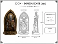 Православна икона Апостол Павел – ръчно оцветена, снимка 6