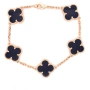 Златна дамска гривна Van Cleef 9,44гр. 16,5см. 14кр. проба:585 модел:37805-1, снимка 1