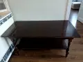 Холна масичка с красиви резбовани крака , снимка 3