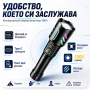 Мощен лазерен акумулаторен LED фенер ръчен прожектор риболов къмпинг, снимка 5