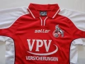 ретро футболна тениска fc koln saller vintage home 2002-2003 екип блуза мъжка оригинална S, снимка 4