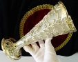 Посребрена ваза,лози,грозде,Art Nouveau , снимка 12