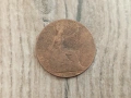 Монета 1908 Великобритания 1 Penny King George V, снимка 1