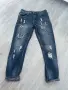 Дамски дънки Hand Work Denim XS/38 с перли и накъсани елементи, снимка 1
