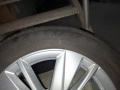 4 броя джанти с гуми и тасове /комплект/ Размер 215/55/17 В отлично състояние, снимка 5