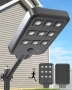 Соларно улично осветление Ofuray OF-9600W – мощно, сензор за движение, IP67, снимка 1