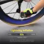 Мини електрическа помпа за велосипед, 120 PSI, USB-C, снимка 3