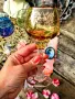 5 броя Цветни кристални чаши-италиански , снимка 16