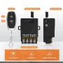 RF реле с дистанционно управление 433MHz, 12V-60V, 30A – 2 дистанционни, 4 режима, таймер 10439, снимка 9