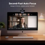 UGREEN 4K Ultra HD Уеб камера с автофокус и микрофон – 4K@30FPS, USB-A и USB-C, снимка 3