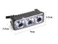 Комплект Предни Мощни 3 Led Лед Диодни Дневни Светлини 12V 3W НОВИ, снимка 6