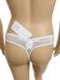 Hunkemöller бяло дантелено дамско долнище / прашка – размер L, снимка 4