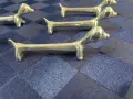 Комплект посребрени френски поставки за прибори за хранене - 6 броя, снимка 2