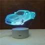 3D LED нощник „Кола" с 7 цвята и дистанционно, снимка 7