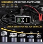 BSMOOM B05 7000A Jump Starter 26800mAh 99.16Wh + Компресор Чисто Нов Пълен Комплект, снимка 7
