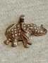 Сребърен медальон с формата на слон 🐘 и кристали амулет за здраве 14154, снимка 7