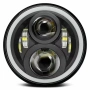 Кръгъл LED фар 7 инча 60W 7000LM IP68 – Jeep Wrangler Suzuki Samurai Nissan Patrol Мотоциклети 10247, снимка 11