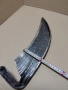 Стар Ръчно Кован Немски Косер Коса 0.700кг. НОМЕР 1285., снимка 12