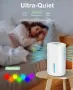 Чисто нов влагоуловител Gocheer за 80 кв. м. с 2000ml резервоар, маркуч за дренаж и RGB осветление  , снимка 5