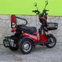Двуместна електрическа триколка Pudding 1800W-48V-20Ah RED, снимка 2