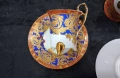 Vintage k&k Vienna porcelain Комплект 2бр .двоен сет  за еспресо/късо кафе , снимка 6