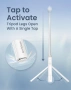 KraftGeek 67" двустранен магнитен статив за телефон за iPhone MagSafe, автоматичен, снимка 4