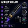 Мощен UV фенер 365nm презареждаем ултравиолетов фенер с черен филтър и Type-C, снимка 2