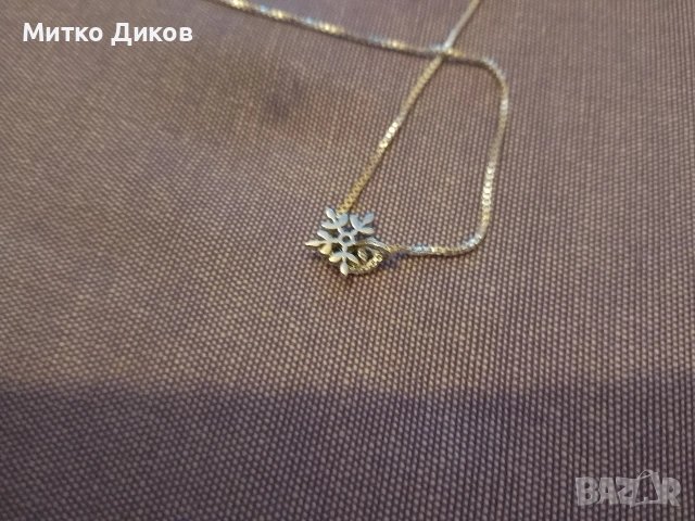 Колие сребърно слънце с верижка проба 925- 3.11грама ново, снимка 7 - Колиета, медальони, синджири - 55189901