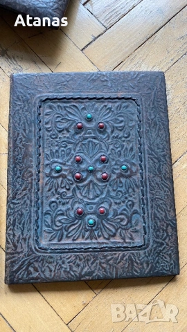 Лот кожени папки от соца, снимка 5 - Антикварни и старинни предмети - 54267280