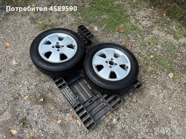 2бр.НОВИ Резервни гуми+АЛУМИНИЕВИ ДЖАНТИ 15цола 4x100-Opel,Chevrolet,Fiat, снимка 3 - Гуми и джанти - 55283236