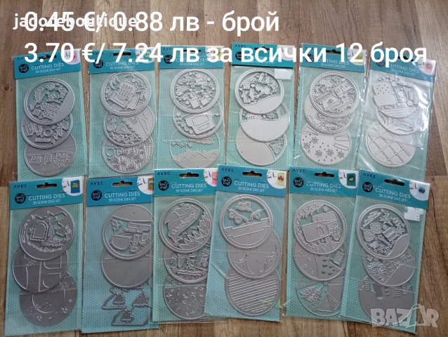 Щанци за изрязване и релеф 3D сцени - различни видове 