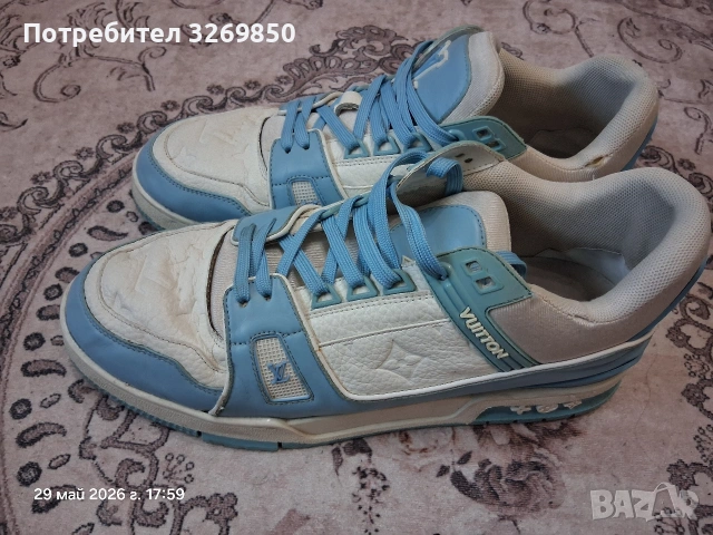 Louis Vuitton LV Trainer номер 44 ( 28.5 см.) , снимка 2 - Маратонки - 54714159