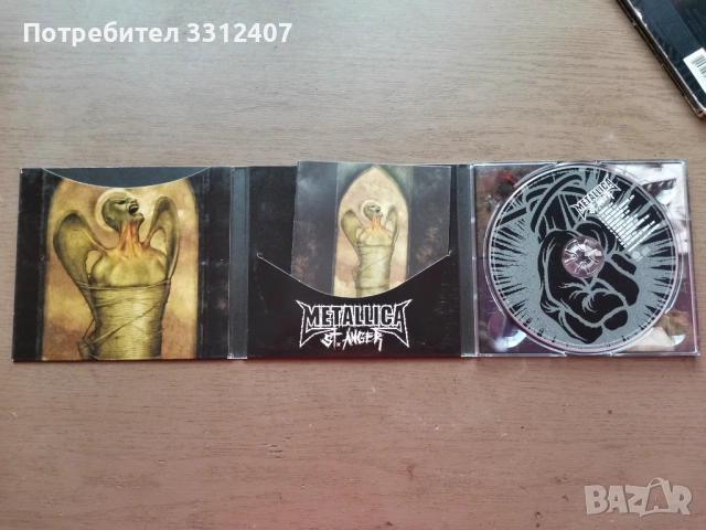 CD METALLICA st.anger, снимка 3 - CD дискове - 54745949