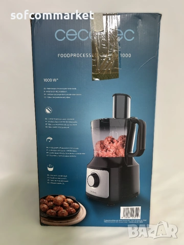  Кухненски Робот Cecotec Comino 1000W – С Гаранция , снимка 8 - Кухненски роботи - 54960761