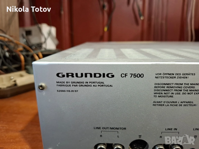 Продава се триглав дек Grundig CF7500. , снимка 7 - Декове - 54840530