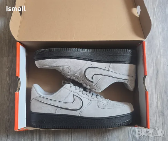 Nike Air Force 1 Low “Suede/Light Smoke Grey”, снимка 2 - Маратонки - 55620433
