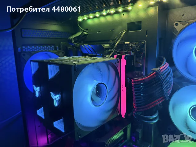 Мощен Геймърски Компютър – RTX 4060 Ti / Ryzen 7 5700X / 32GB RAM / NVMe SSD