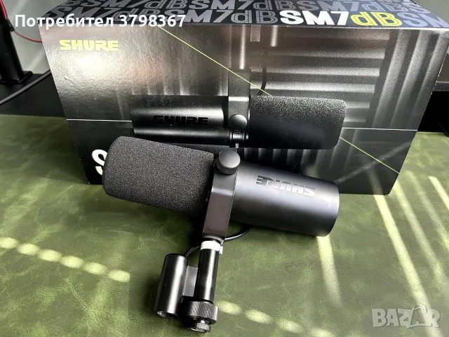 Студиен Микрофон Shure SM7B XLR, снимка 3 - Микрофони - 55389443