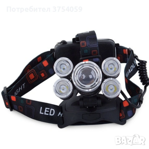 Мощен Led челник 5 в 1 с регулируем ъгъл, снимка 8 - Лед осветление - 55178709