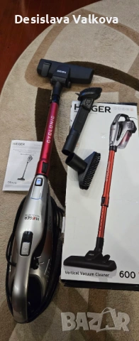 Вертикална прахосмукачка "Нaeger" с кабел, снимка 12 - Прахосмукачки - 54326806