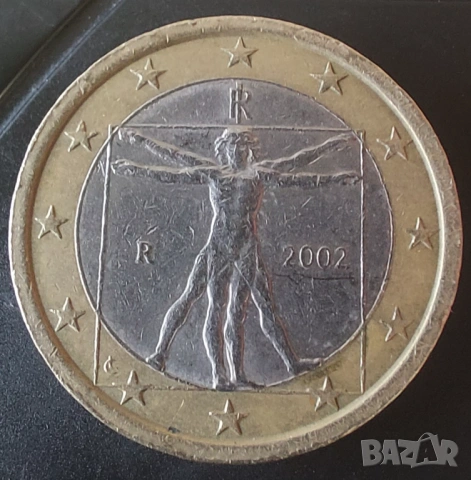 Продавам 1е Италия, 2002, снимка 2 - Нумизматика и бонистика - 54485500